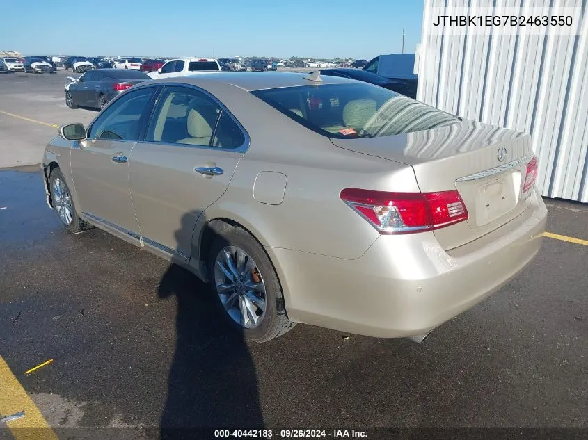 JTHBK1EG7B2463550 2011 Lexus Es 350