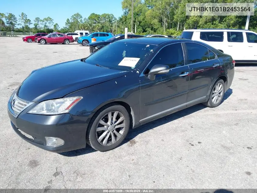 JTHBK1EG1B2453564 2011 Lexus Es 350