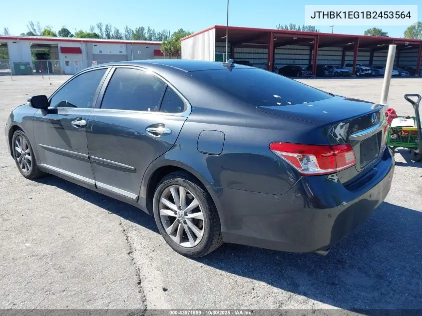JTHBK1EG1B2453564 2011 Lexus Es 350