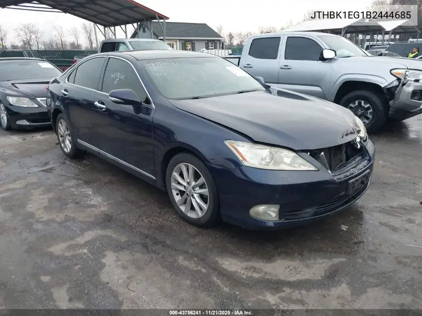 JTHBK1EG1B2444685 2011 Lexus Es 350
