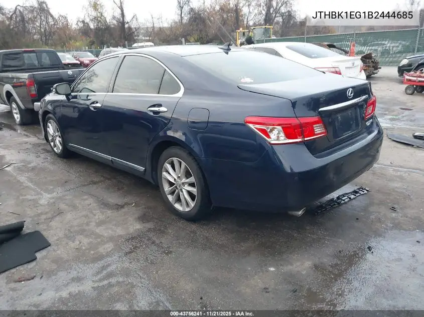 JTHBK1EG1B2444685 2011 Lexus Es 350