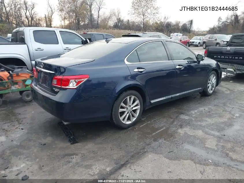 JTHBK1EG1B2444685 2011 Lexus Es 350