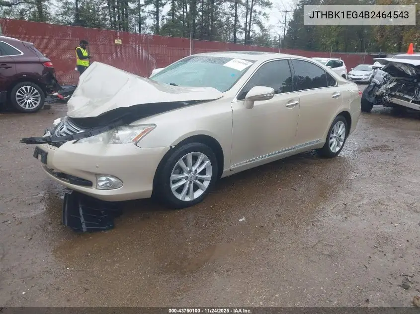 JTHBK1EG4B2464543 2011 Lexus Es 350