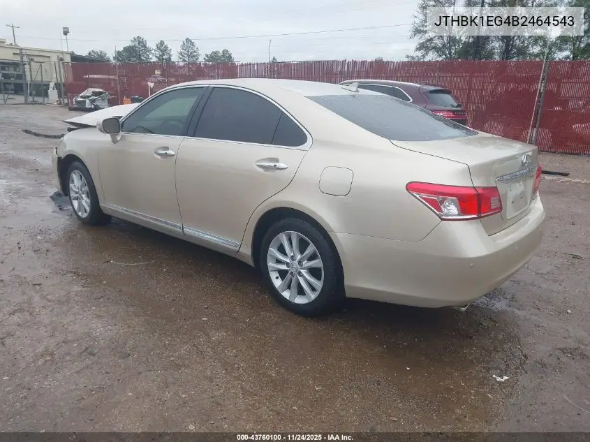 JTHBK1EG4B2464543 2011 Lexus Es 350