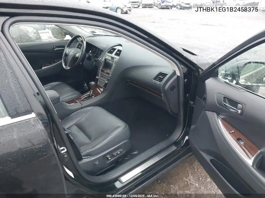 JTHBK1EG1B2458375 2011 Lexus Es 350