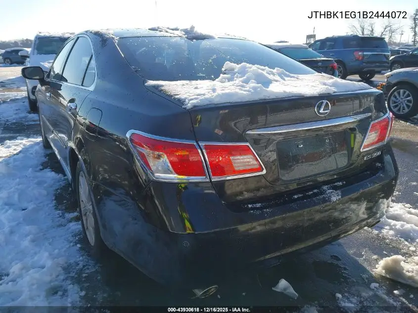 JTHBK1EG1B2444072 2011 Lexus Es 350