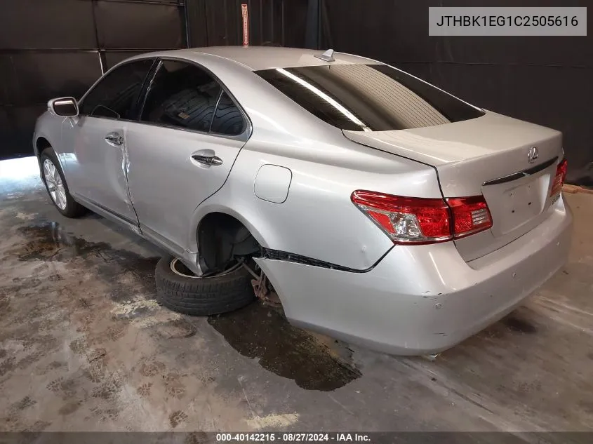 JTHBK1EG1C2505616 2012 Lexus Es 350