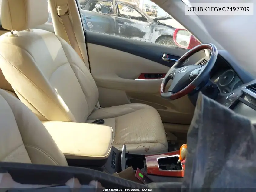JTHBK1EGXC2497709 2012 Lexus Es 350