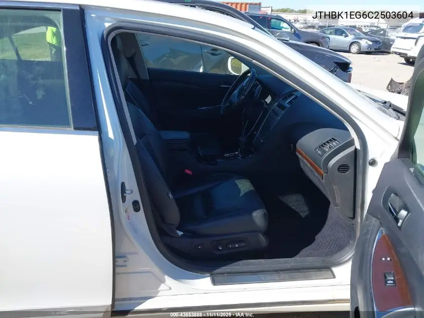 JTHBK1EG6C2503604 2012 Lexus Es 350