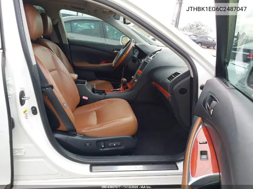 JTHBK1EG6C2487047 2012 Lexus Es 350
