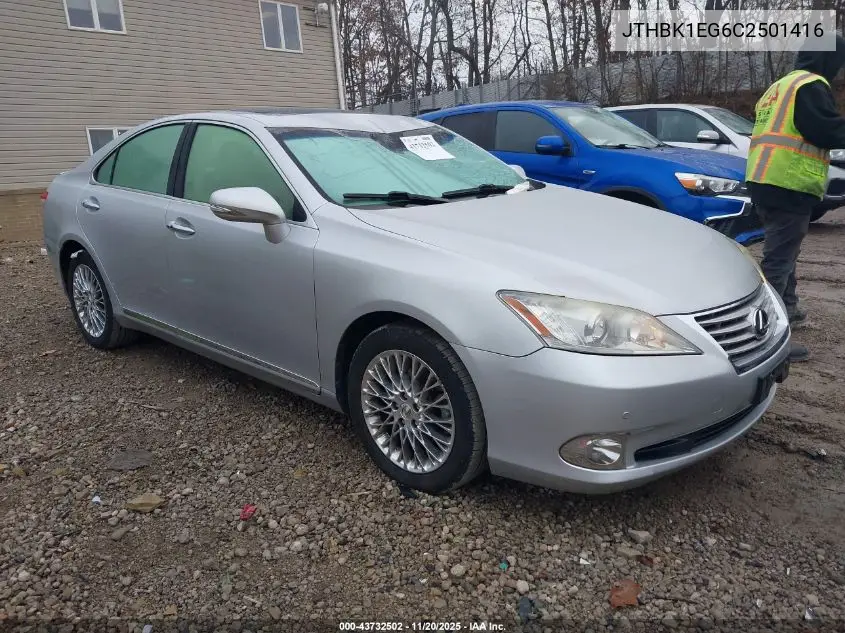 JTHBK1EG6C2501416 2012 Lexus Es 350