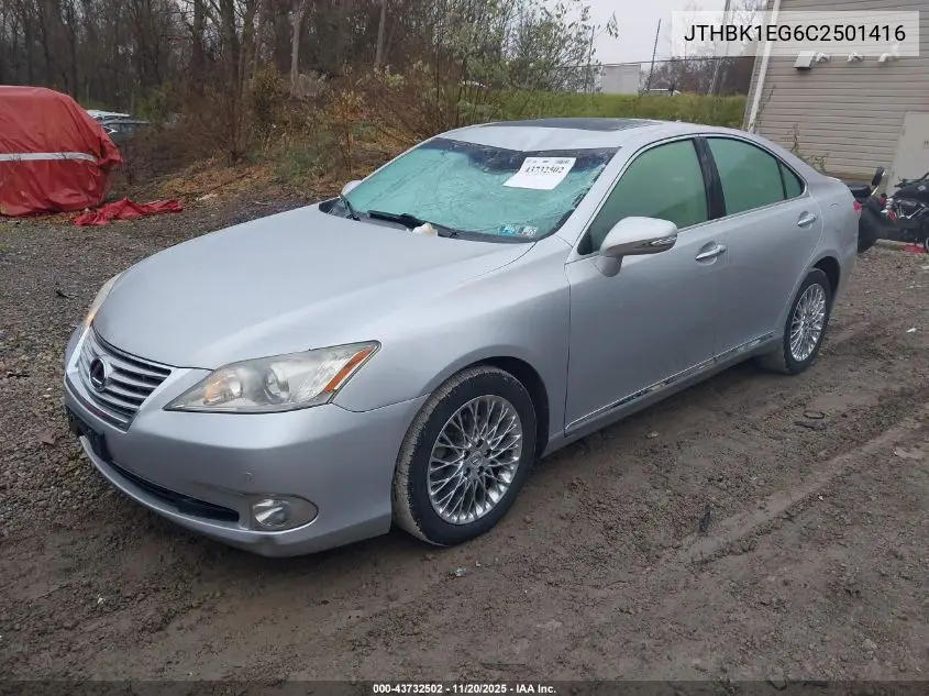 JTHBK1EG6C2501416 2012 Lexus Es 350