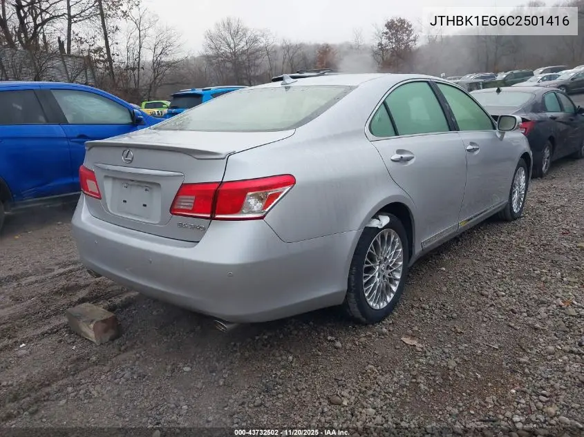 JTHBK1EG6C2501416 2012 Lexus Es 350