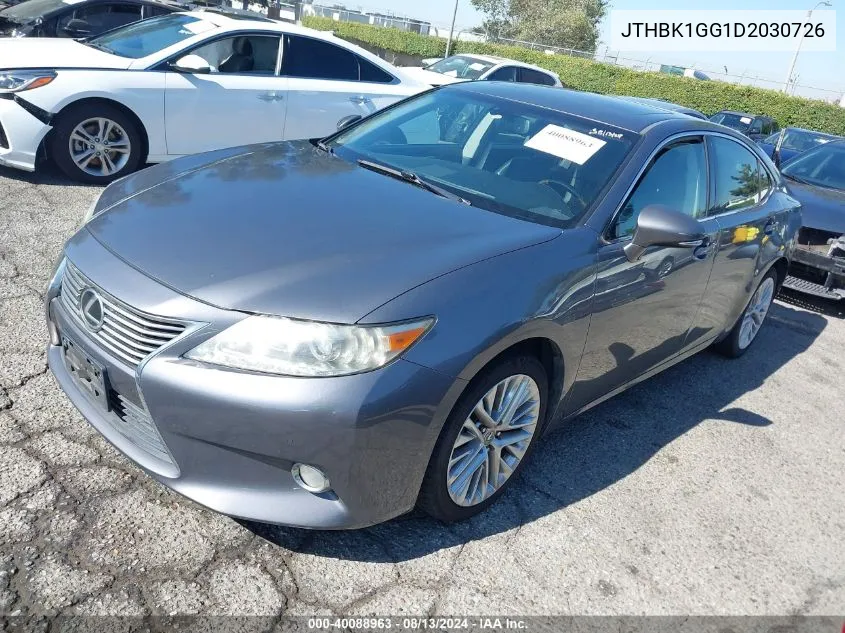 JTHBK1GG1D2030726 2013 Lexus Es 350