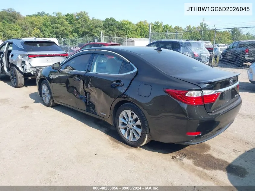 JTHBW1GG6D2026045 2013 Lexus Es 300H