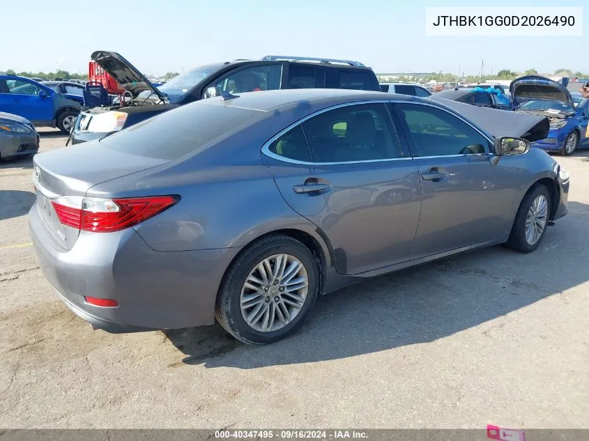 JTHBK1GG0D2026490 2013 Lexus Es 350