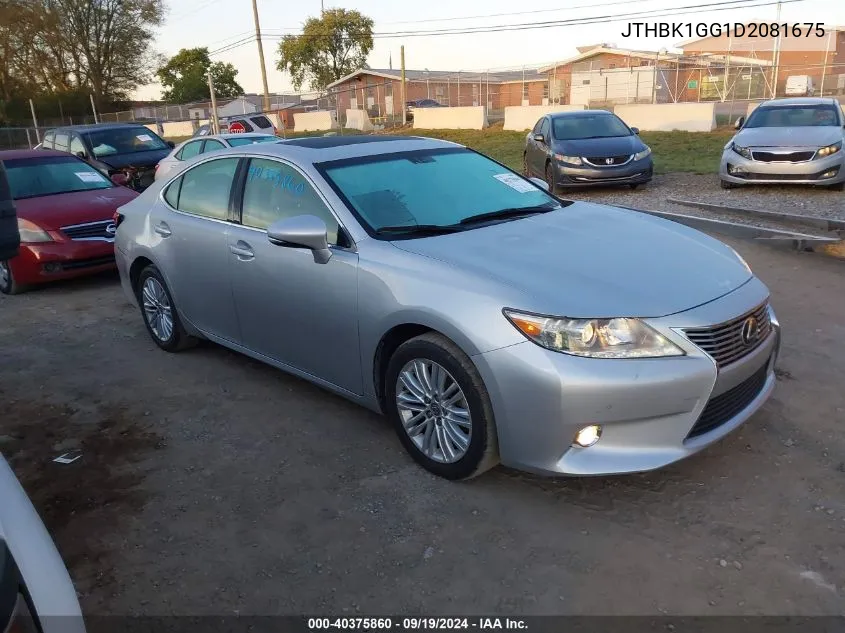 JTHBK1GG1D2081675 2013 Lexus Es 350