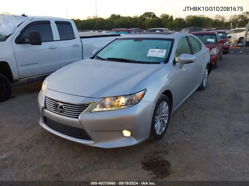 JTHBK1GG1D2081675 2013 Lexus Es 350