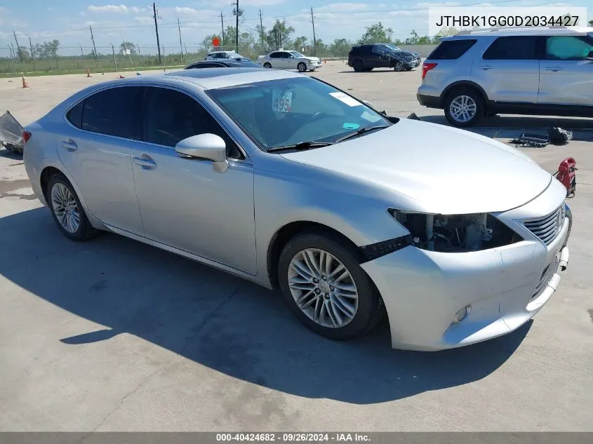 JTHBK1GG0D2034427 2013 Lexus Es 350