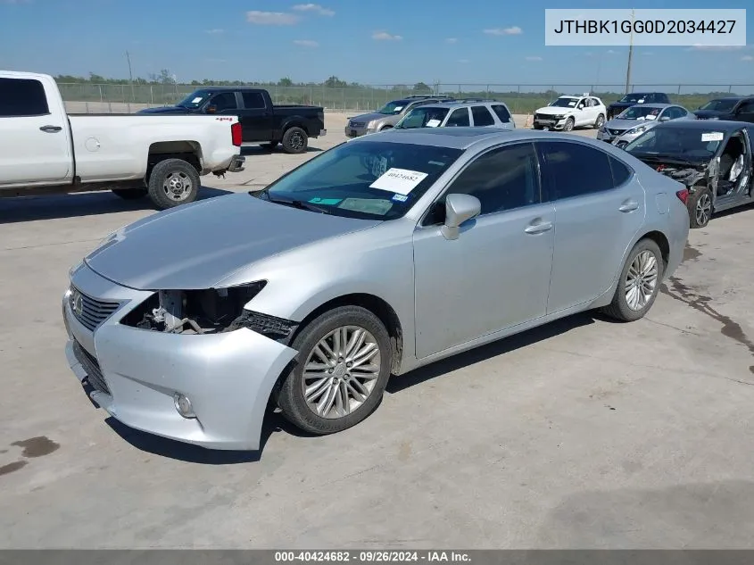 JTHBK1GG0D2034427 2013 Lexus Es 350