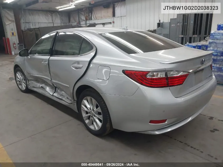 JTHBW1GG2D2038323 2013 Lexus Es 300H