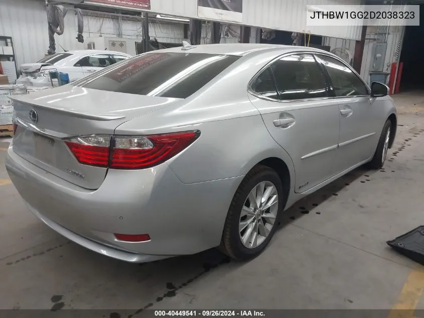 JTHBW1GG2D2038323 2013 Lexus Es 300H