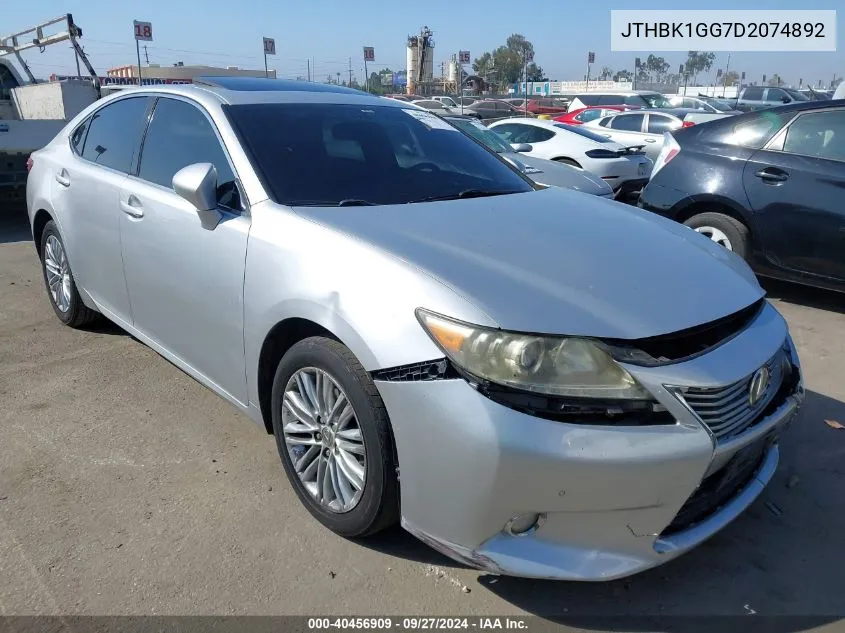 JTHBK1GG7D2074892 2013 Lexus Es 350