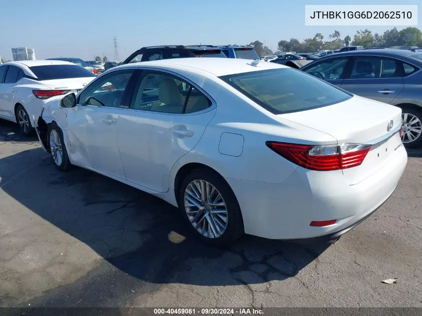 JTHBK1GG6D2062510 2013 Lexus Es 350