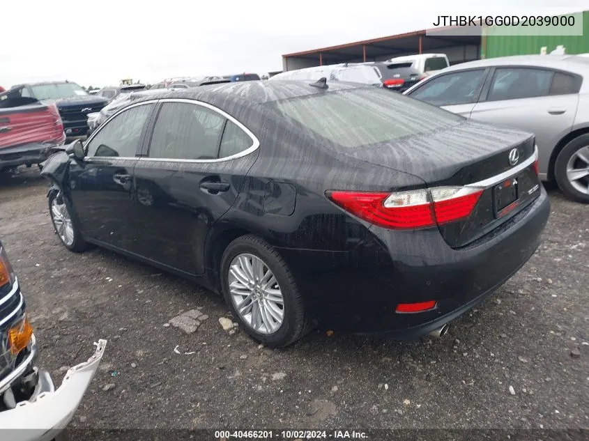 JTHBK1GG0D2039000 2013 Lexus Es 350