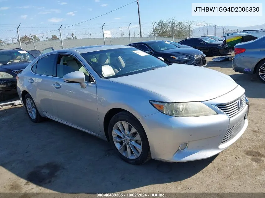 JTHBW1GG4D2006330 2013 Lexus Es 300H