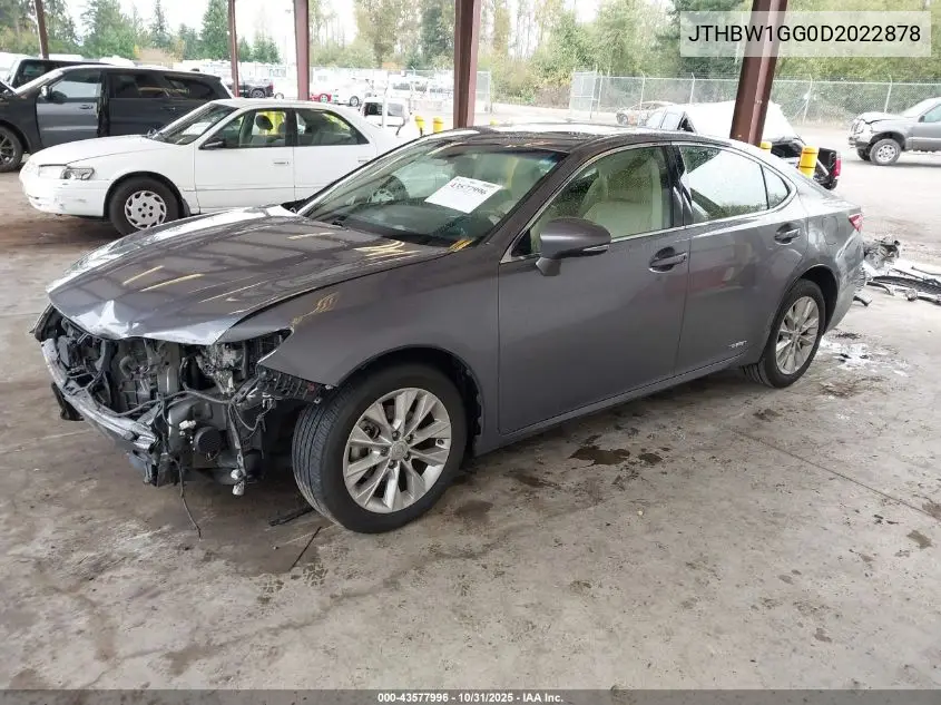 JTHBW1GG0D2022878 2013 Lexus Es 300H