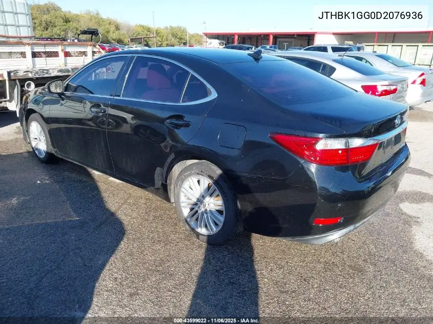 JTHBK1GG0D2076936 2013 Lexus Es 350