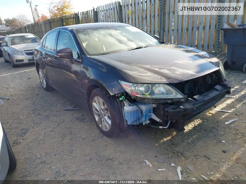 JTHBW1GG7D2002367 2013 Lexus Es 300H
