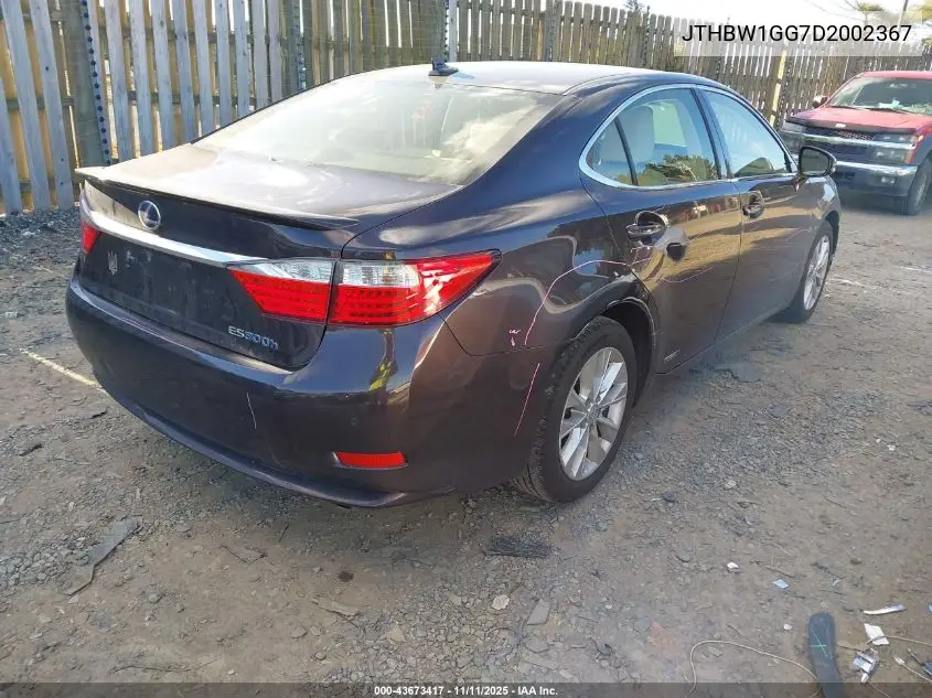 JTHBW1GG7D2002367 2013 Lexus Es 300H