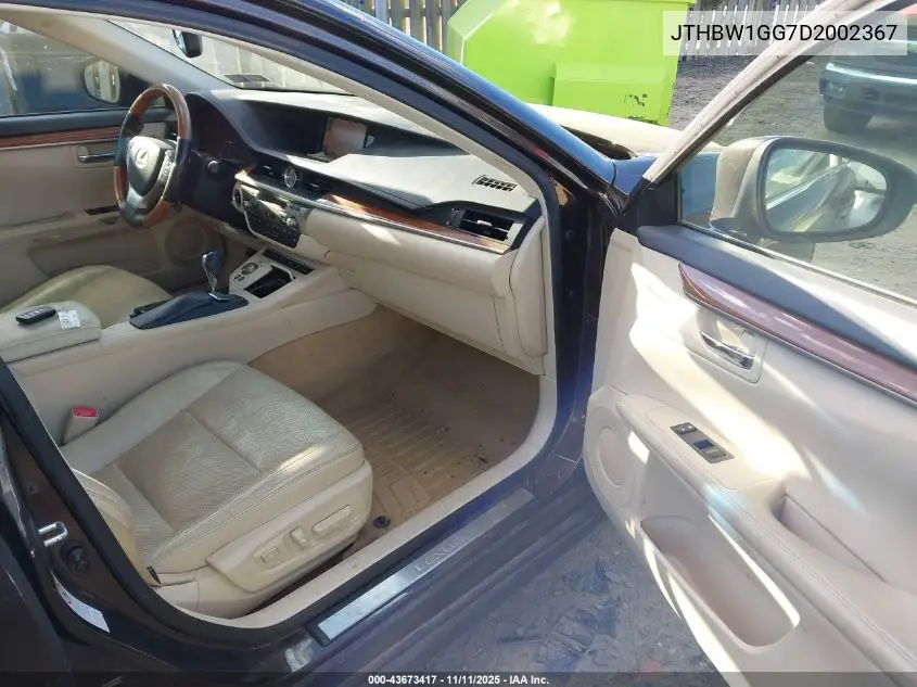 JTHBW1GG7D2002367 2013 Lexus Es 300H