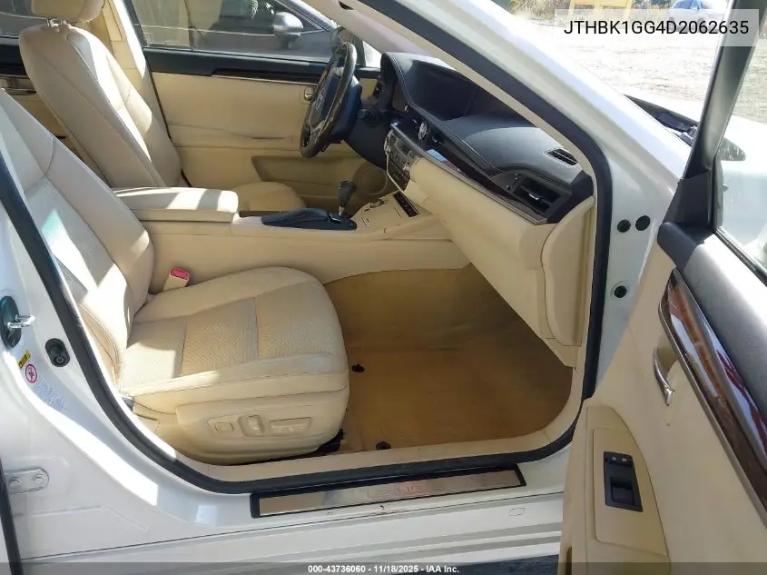 JTHBK1GG4D2062635 2013 Lexus Es 350
