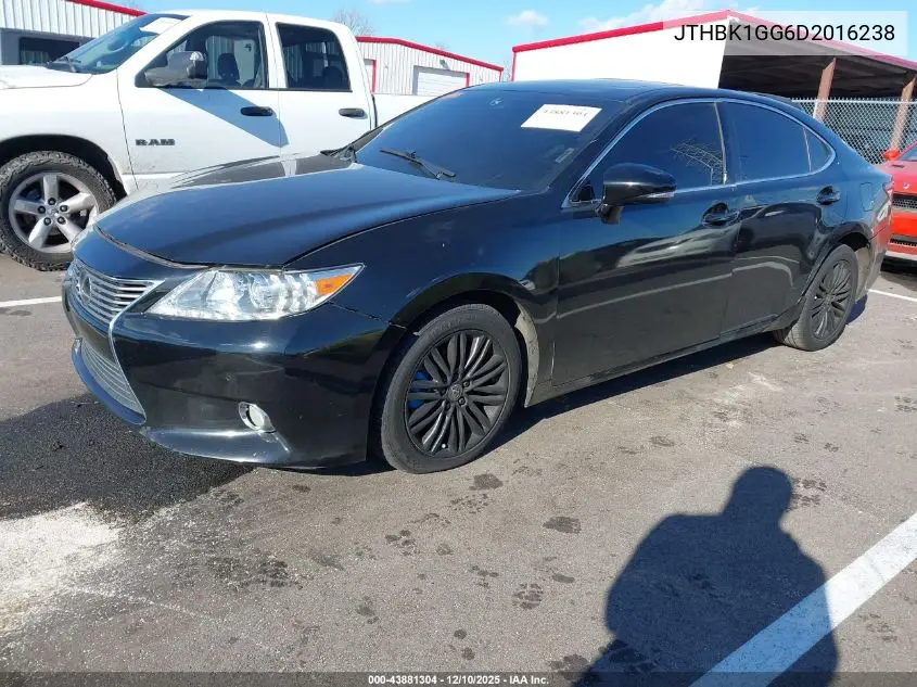 JTHBK1GG6D2016238 2013 Lexus Es 350