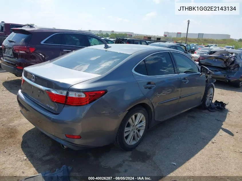 JTHBK1GG2E2143134 2014 Lexus Es 350