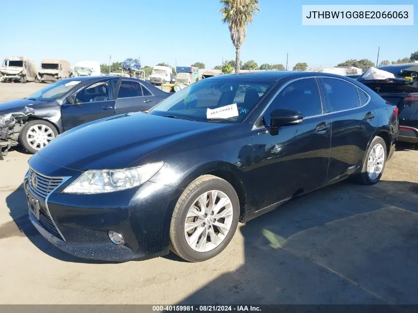 JTHBW1GG8E2066063 2014 Lexus Es 300H