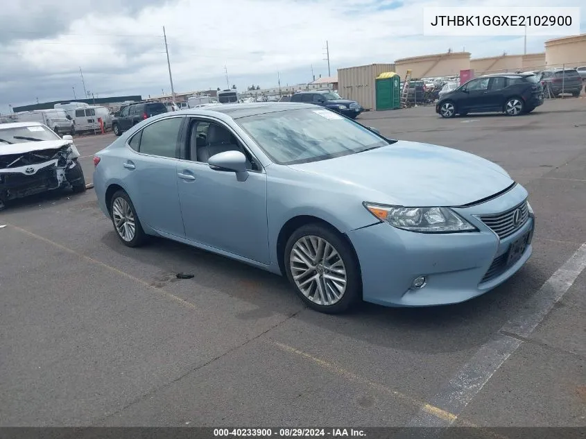 JTHBK1GGXE2102900 2014 Lexus Es 350