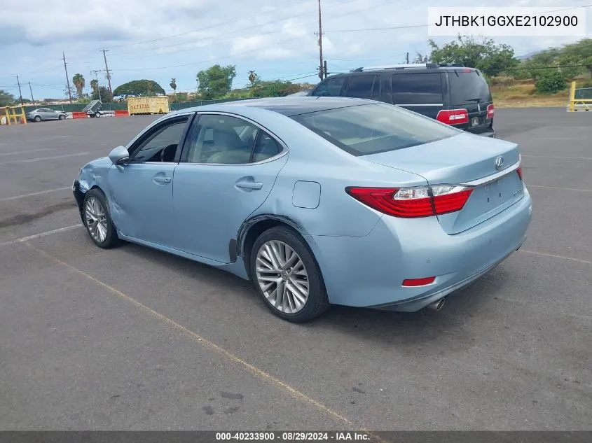 JTHBK1GGXE2102900 2014 Lexus Es 350