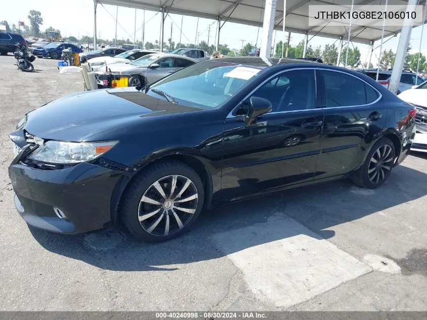 JTHBK1GG8E2106010 2014 Lexus Es 350