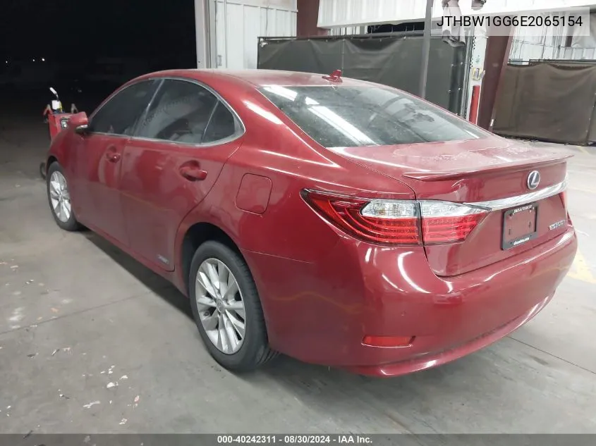 JTHBW1GG6E2065154 2014 Lexus Es 300H