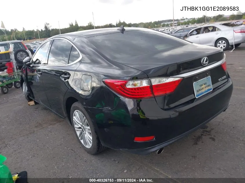 JTHBK1GG1E2089583 2014 Lexus Es 350