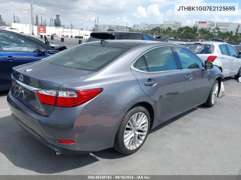 JTHBK1GG7E2125695 2014 Lexus Es 350