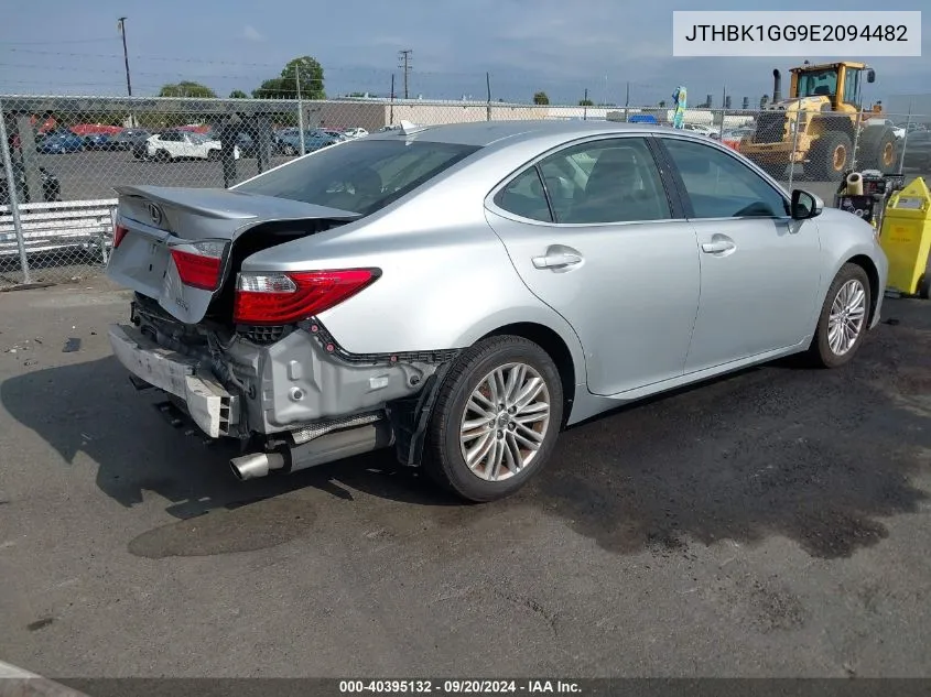 JTHBK1GG9E2094482 2014 Lexus Es 350