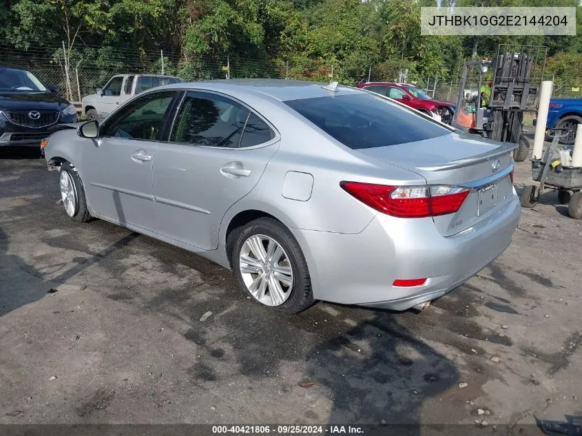 JTHBK1GG2E2144204 2014 Lexus Es 350