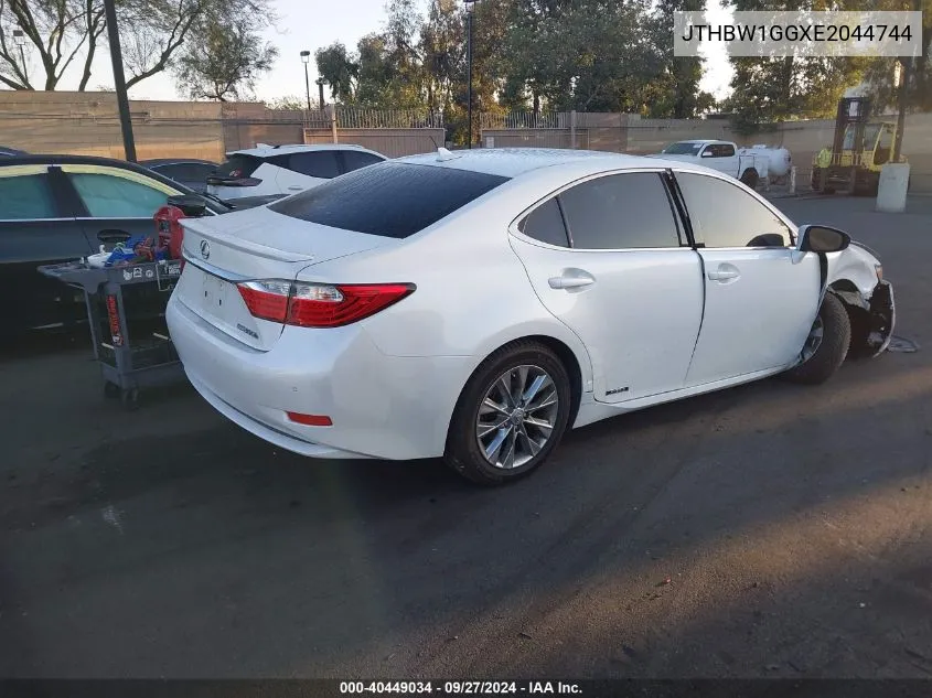 JTHBW1GGXE2044744 2014 Lexus Es 300H