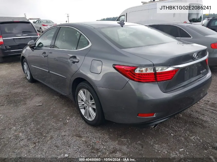 JTHBK1GG2E2086241 2014 Lexus Es 350