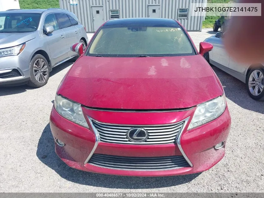 JTHBK1GG7E2141475 2014 Lexus Es 350